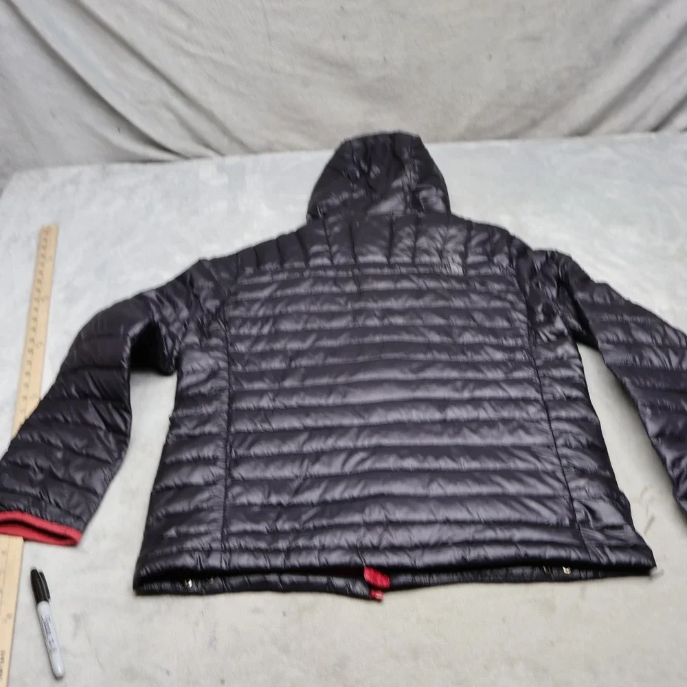 North Face Jacket Mens 3XL Black Insulated Full Zip Light Pack Quilted Puffer